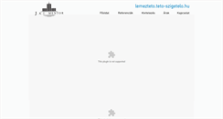 Desktop Screenshot of lemezteto.teto-szigetelo.hu