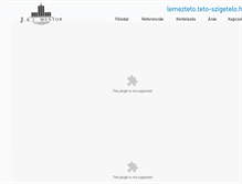 Tablet Screenshot of lemezteto.teto-szigetelo.hu
